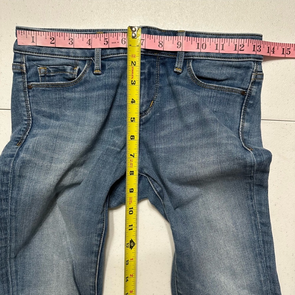 Treasure & Bond Skinny Jeans Mid Rise Stretch Denim Blue Wash Size 25 - Picture 5 of 6